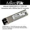 Mikrotik S 85DLC05D is a 125G SFP transceiver with a 850nm Dual LC connector for up to 550 meter Multi Mode fiber 1 | Techyshop Nairobi Kenya Mikrotik S 85DLC05D is a 125G SFP transceiver with a 850nm Dual LC connector for up to 550 meter Multi Mode fiber 1 | Techyshop Nairobi Kenya
