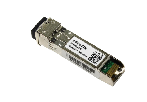 Mikrotik S85DLC03D 10G SFP transceiver with a LC connector 850nm for up to 300 meter Multi Mode fiber connections 1 | Techyshop Nairobi Kenya Mikrotik S85DLC03D 10G SFP transceiver with a LC connector 850nm for up to 300 meter Multi Mode fiber connections 1 | Techyshop Nairobi Kenya